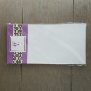 Monogram “V” Note Pad by the Inviting Company